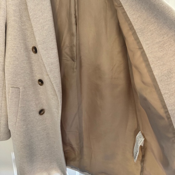 Zara Blazer Coat in Light Beige - Picture 6 of 16